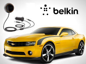 Belkin AirCast, just connect in  you car
