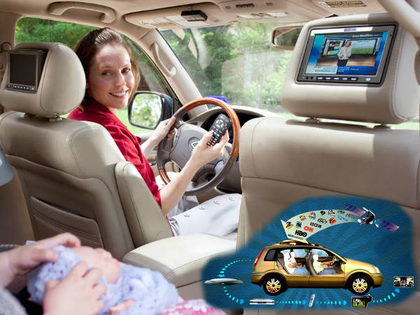TV in your car