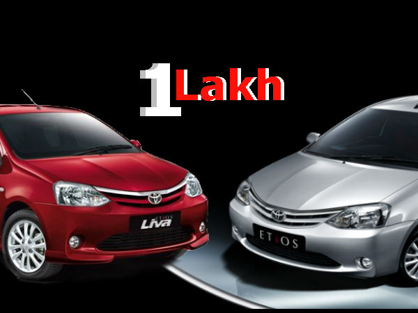 toyota etios liva sales cross 1 lakh toyota etios liva sales cross 1 lakh