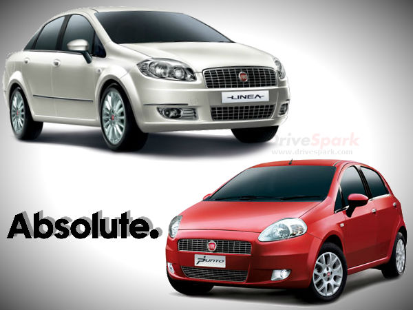 fiat launch absolute edition punto and linea fiat launch absolute edition punto and linea
