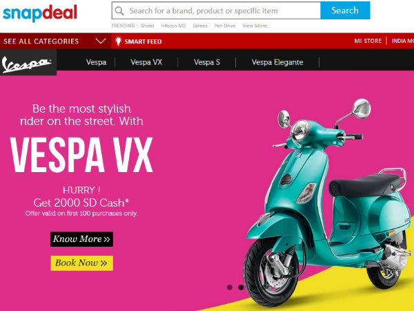 vespa scooter snapdeal vespa scooter snapdeal
