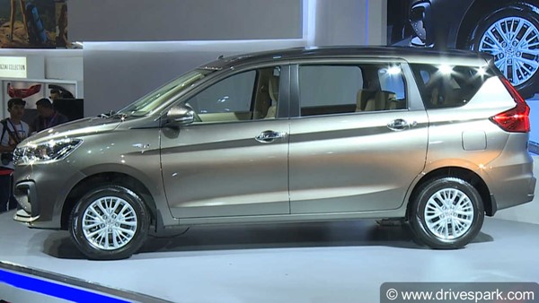 मारुति की पॉपुलर MPV अर्टिगा 2018 जल्द ही भारत में भी होगा लॉन्च - इंडोनेशिया मोटर शो में किया गया पेश