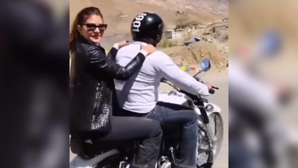जैकलीन के संग रॉयल एनफील्ड पर निकली सलमान की सवारी - देखें वीडियो