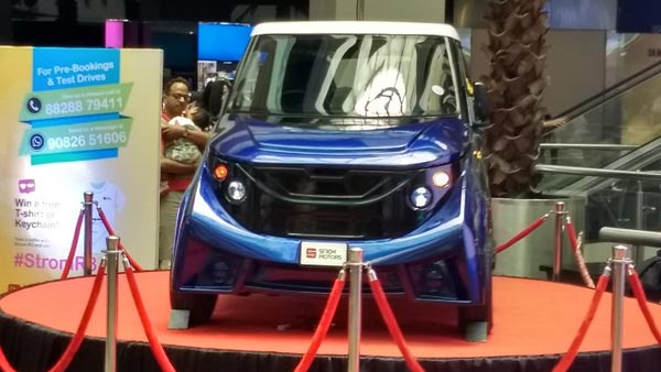 भारत की सबसे इलेक्ट्रिक कार स्ट्रॉम मुंबई में पेश - जानें कीमत