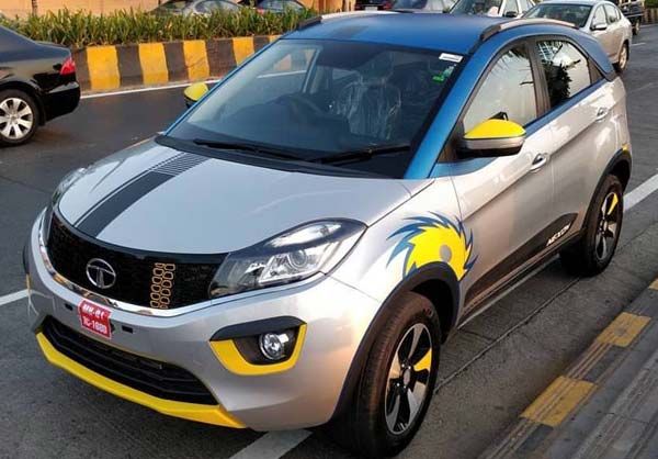 टाटा नेक्सॉन आईपीएल एडीशन हुई स्पॉट - देखें इसका फंकी लुक और जानें कीमत