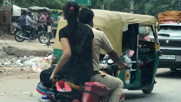 बिना हेलमेट बाइक चलाना इस पुलिस ऑफिसर को पड़ा महंगा