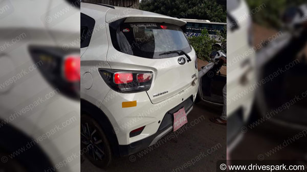 एक्सक्लूसिव: महिंद्रा KUV100 NXT AMT टेस्टिंग के दौरान स्पॉट