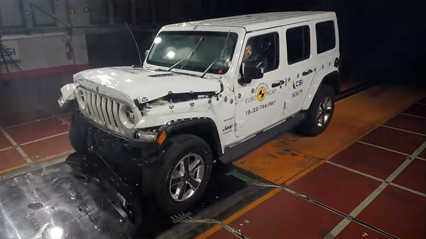 नई जीप रैंग्लर NCAP क्रैश टेस्ट में निकला फिसड्डी