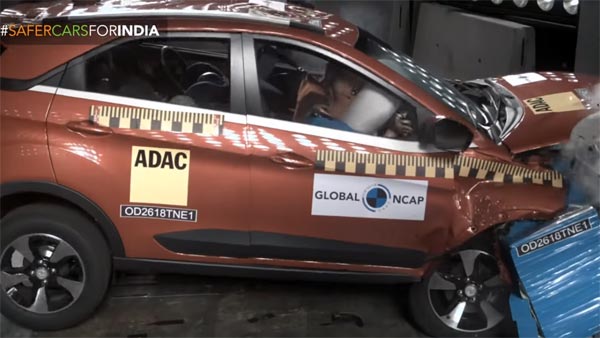 विडियो: टाटा नेक्सन क्रैश टेस्ट (ग्लोबल NCAP) — मिले पांच स्टार और बनी भारत की सबसे सेफ कार!