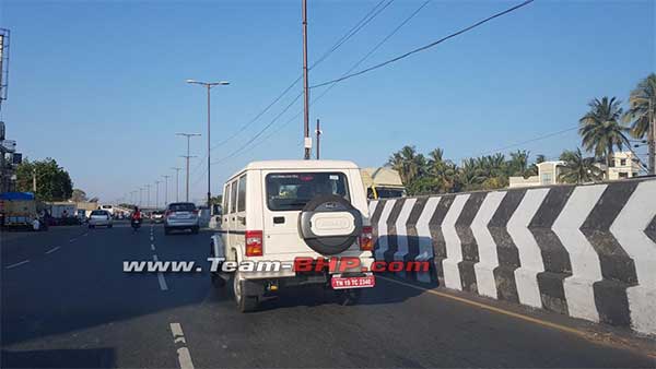 ऐसी दिखती है नई महिंद्रा बोलेरो, टेस्टिंग के दौरान ली गयी तस्वीरें आयी सामने