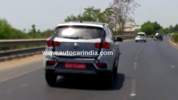 एमजी eZS इलेक्ट्रिक एसयूवी टेस्टिंग लॉन्च