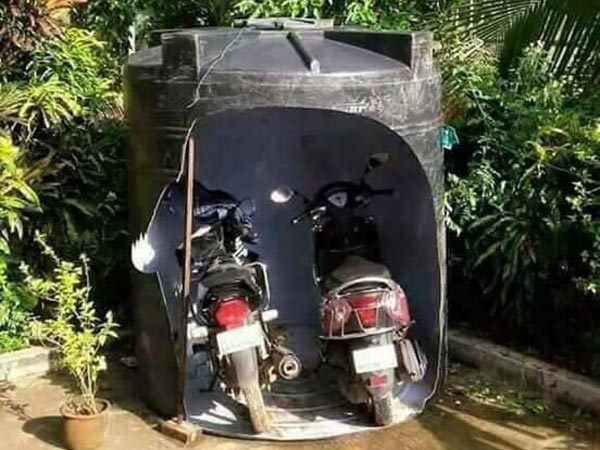 आनंद महिंद्रा ट्वीट पार्किंग देसी जुगाड़ फोटो