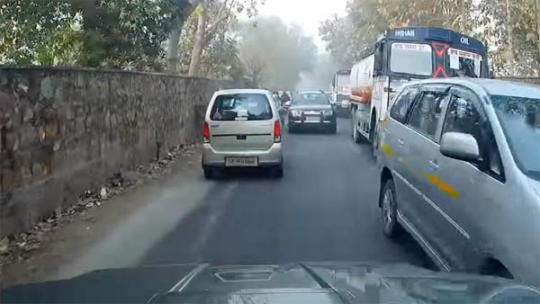 रॉन्ग साइड ड्राइविंग सजा 2 दिन जेल हैदराबाद