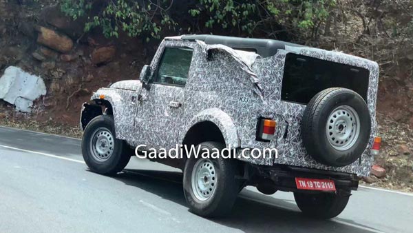 नई महिंद्रा थार हार्डटॉप की टेस्टिंग के दौरान तस्वीरें आई सामने, 2020 में होगी पेश