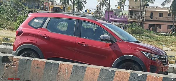 रेनॉल्ट ट्राइबर टेस्टिंग जानकारी लॉन्च जल्द