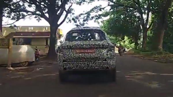 टाटा हैरियर 7 सीटर टेस्टिंग के दौरान देखी गई, जल्द होगी लॉन्च