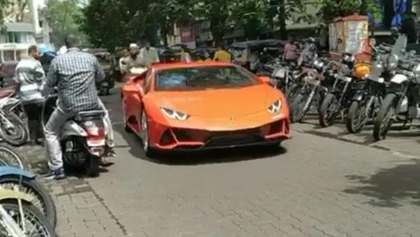 हार्दिक पांड्या ने खरीदी 3.7 करोड़ की लैंबोर्गिनी, मुंबई में किया गया स्पॉट
