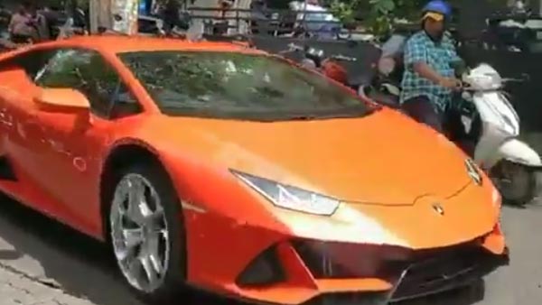 हार्दिक पांड्या ने खरीदी 3.7 करोड़ की लैंबोर्गिनी, मुंबई में किया गया स्पॉट