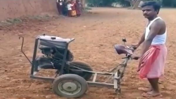 स्कूटर से बनाया छोटा ट्रैक्टर झारखंड के इस व्यक्ति ने कैसे किया यह कमाल जानिये