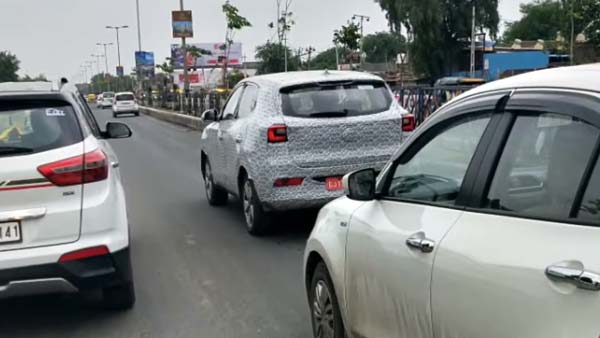 एमजी eZS इलेक्ट्रिक एसयूवी एक बार फिर आयी नजर, सामने आयी नई जानकारियां