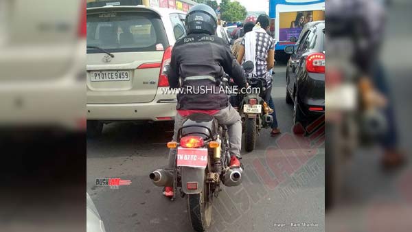 रॉयल एनफील्ड 650 ट्विन्स बाइक बीएस-6 वर्जन टेस्टिंग के दौरान देखी गयी
