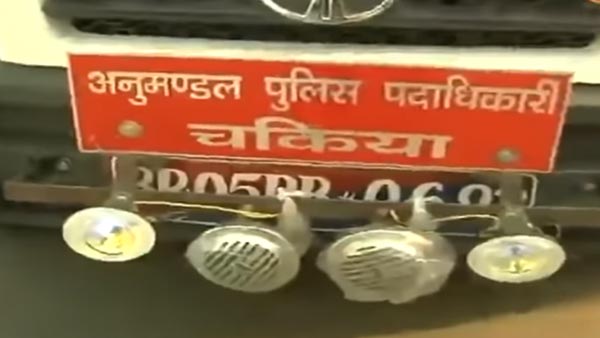 पटना में पुलिस वालों का कटा चलान, नए मोटर व्हीकल एक्ट के तहत हुई कारवाई