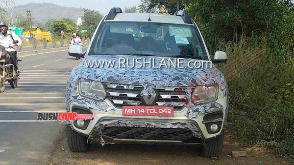 रेनॉल्ट डस्टर बीएस-6 टेस्टिंग के दौरान दिखी, सिर्फ पेट्रोल इंजन में होगी उपलब्ध
