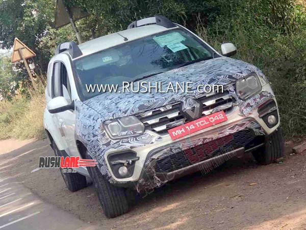 रेनॉल्ट डस्टर बीएस-6 टेस्टिंग के दौरान दिखी, सिर्फ पेट्रोल इंजन में होगी उपलब्ध