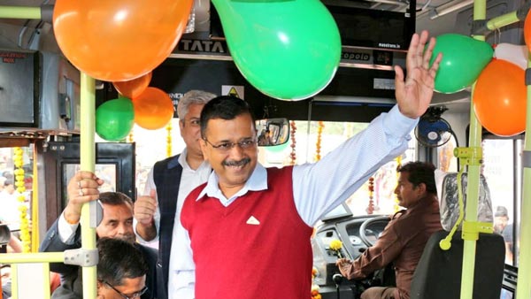 दिल्ली 100 नई बसें मुख्यमंत्री अरविंद केजरीवाल ने शुरू की क्लस्टर बसों की संख्या हुई 2000 के पार