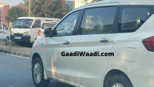 मारुति सुजुकी अर्टिगा बीएस-6 डीजल इंजन टेस्टिंग के दौरान दिखी