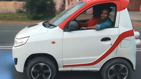 ये है दुनिया की सबसे छोटी सैंट्रो कार, पुलिस वालों ने भी की इस मॉडिफाइड कार की तारीफ