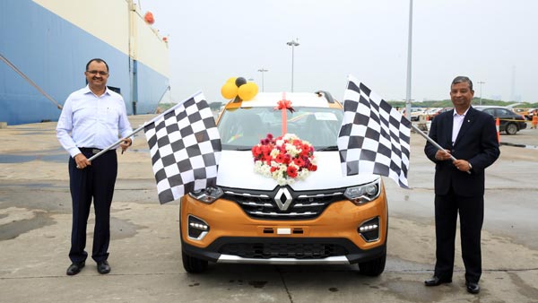 रेनॉल्ट ट्राइबर का भारत से निर्यात शुरू, 600 युनिट दक्षिण अफ्रीका के लिए तैयार