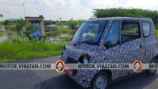 महिंद्रा एटम इलेक्ट्रिक क्वाड्रिसाइकिल टेस्टिंग के दौरान आई नजर, देखें तस्वीरें