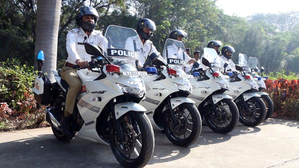 अब सूरत पुलिस करेगी सुजुकी की बाइक से शहर की निगरानी, कंपनी ने भेंट की पांच जिक्सर एसएफ 250 बाइक