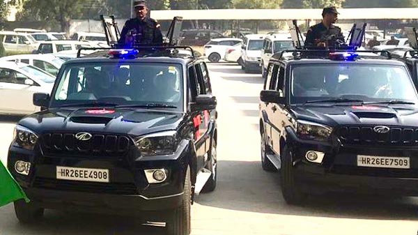 गुरुग्राम पुलिस को मिली नई आधुनिक गाड़ियां, अब महिंद्रा स्कॉर्पियो से होगी शहर की पेट्रोलिंग