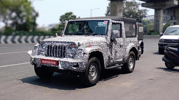 न्यू जनरेशन महिंद्रा थार टेस्टिंग के दौरान दिखी, जून 2020 में हो सकती है लांन्च