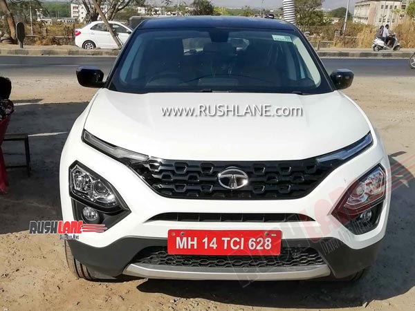 टाटा हैरियर के पेट्रोल वैरिएंट को टेस्टिंग के दौरान देखा गया, देखें तस्वीरें