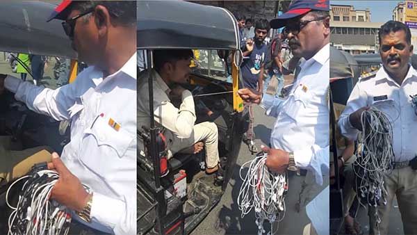 मुंबई पुलिस ने ऑटो रिक्शा वालों पर चलाया अभियान, जब्त किये हेडफोन और फिर..