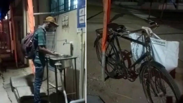 24 साल का यह लड़का साइकिल से 1,800 किमी का सफर तय कर पहुंचा अपने घर