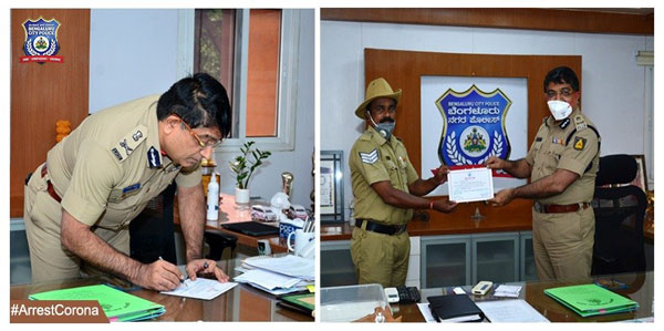 बैंगलोर पुलिस लॉकडाउन मरीज को दवाई पहुंचाने किया 800 किलोमीटर का सफ़र जानकारी