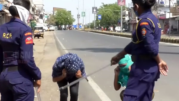 कोरोना लॉकडाउन महाराष्ट्र: लड़कियां लॉकडाउन उल्लंघना पुलिस अरेस्ट स्कूटी जब्त जानकारी