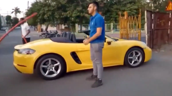 लाॅकडाउन में स्पोर्ट्स कार से घूम रहे इस लड़के की पुलिस ने लगाई क्लास, फिर हुआ ये..