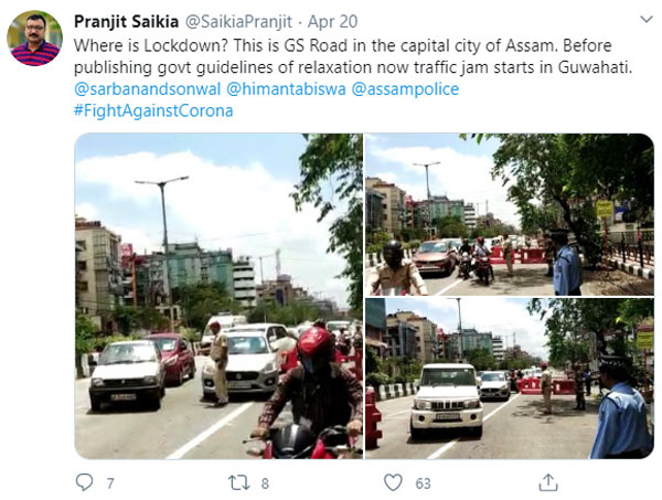 लॉकडाउन से मिली छूट तो जूझना पड़ा भारी ट्रैफिक से, ट्विवर पर आए जाम के कई वीडियो