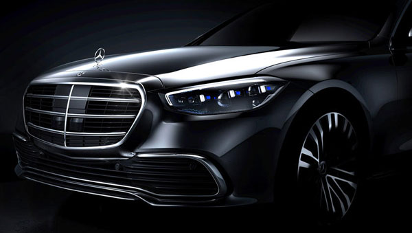 2021 Mercedes-Benz S-Class Teaser Image: मर्सिडीज-बेंज ने नेक्स्ट-जनरेशन एस-क्लास का टीजर किया जारी