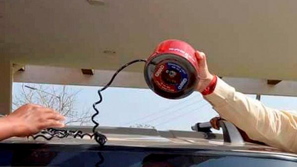 Police Busted Teen Using Red Beacon For TilTok Video: टिकटॉक वीडियो के लिए कार पर लगाई लाल बत्ती, कटा चालान
