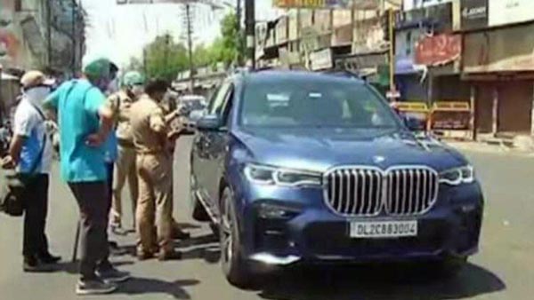 BMW Car Busted For Breaking Lockdown: नोएडा से मेरठ आया बीएमडब्ल्यू चालक, पुलिस ने काटा चालान