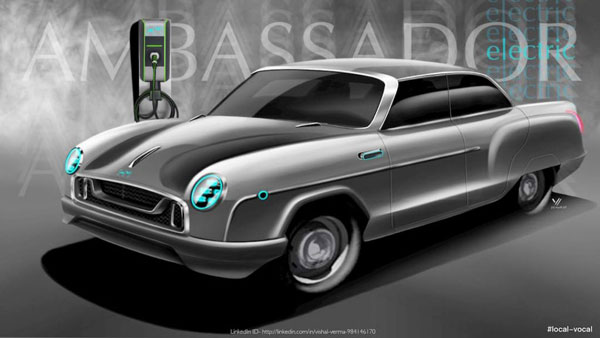 New Hindustan Ambassador EV Renders: यह इलेक्ट्रिक एम्बेसडर नहीं है किसी लग्जरी कार से कम, देखें तस्वीरें