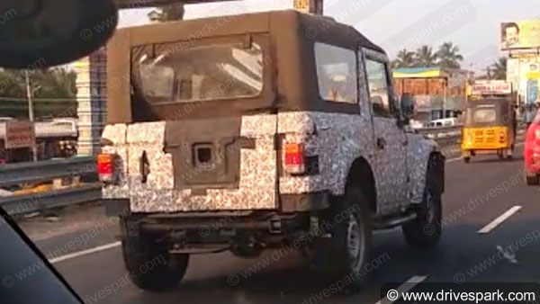 2020 Mahindra Thar Spy Pics: लाॅकडाउन में 2020 महिंद्रा थार की हो रही है टेस्टिंग, देखें तस्वीरें