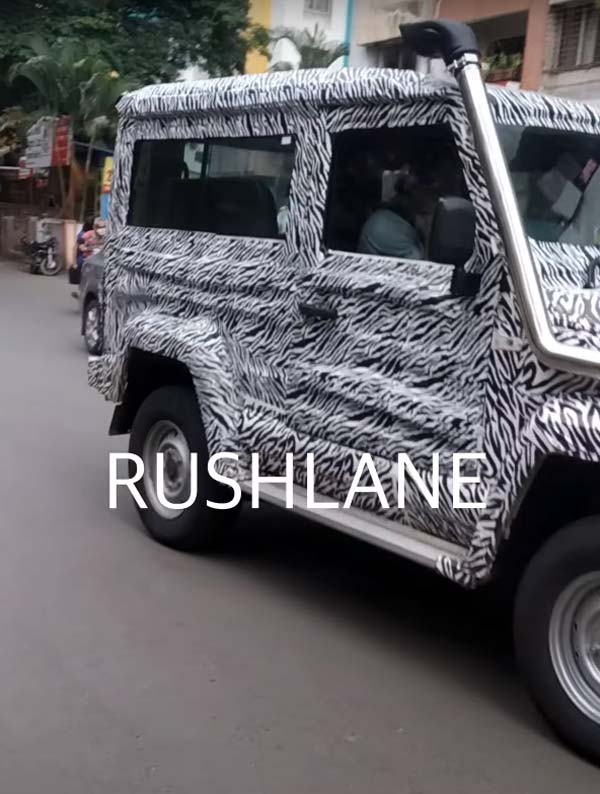 2020 Force Gurkha BS6 Spied: नई फोर्स गुरखा बीएस6 टेस्टिंग वीडियो जानकारी