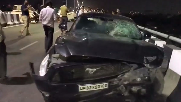 Under-19 Cricketer Loses Control Of His Sportscar: आईपीएल के इस खिलाड़ी की मस्टैंग कार का हुआ हादसा
